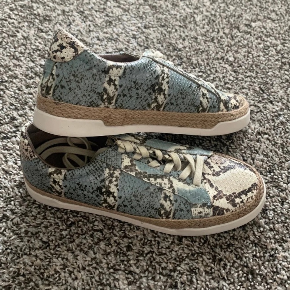 Snakeskin Sneakers size 9